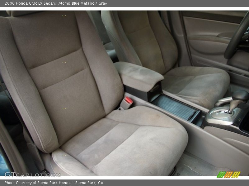 Atomic Blue Metallic / Gray 2006 Honda Civic LX Sedan