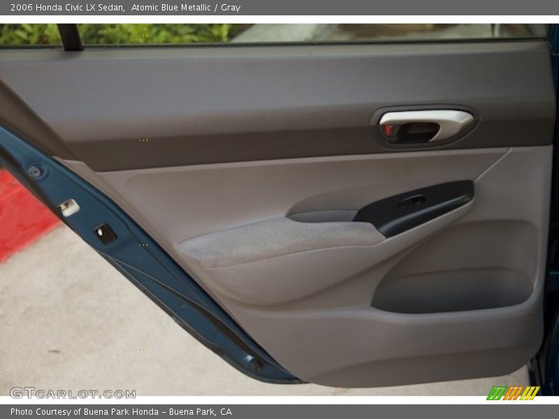 Atomic Blue Metallic / Gray 2006 Honda Civic LX Sedan