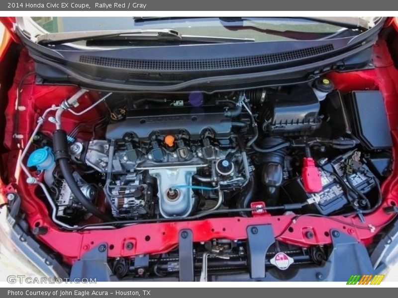 Rallye Red / Gray 2014 Honda Civic EX Coupe