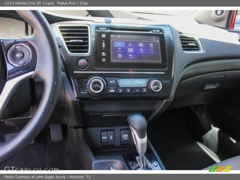 Rallye Red / Gray 2014 Honda Civic EX Coupe