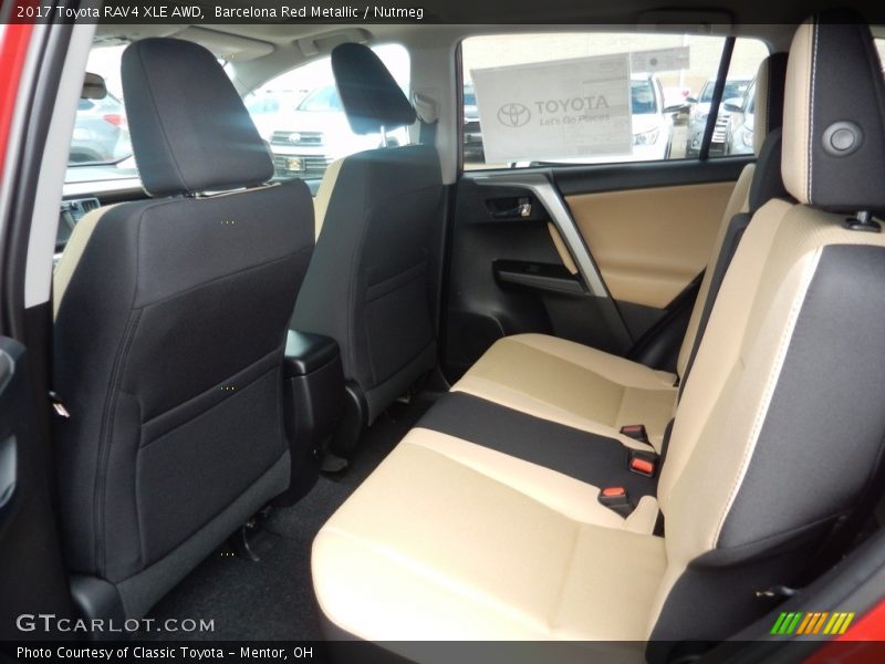 Barcelona Red Metallic / Nutmeg 2017 Toyota RAV4 XLE AWD
