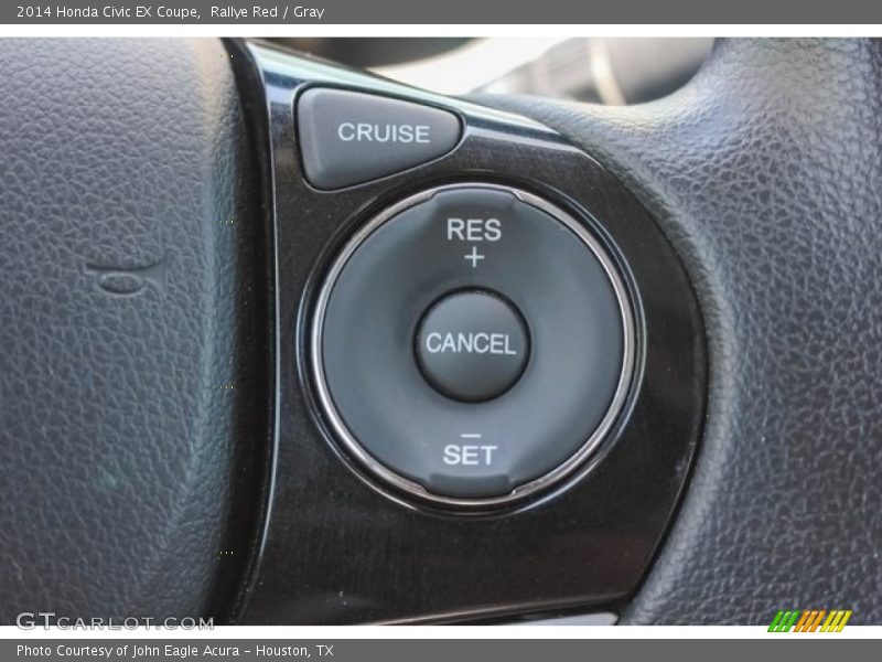 Rallye Red / Gray 2014 Honda Civic EX Coupe