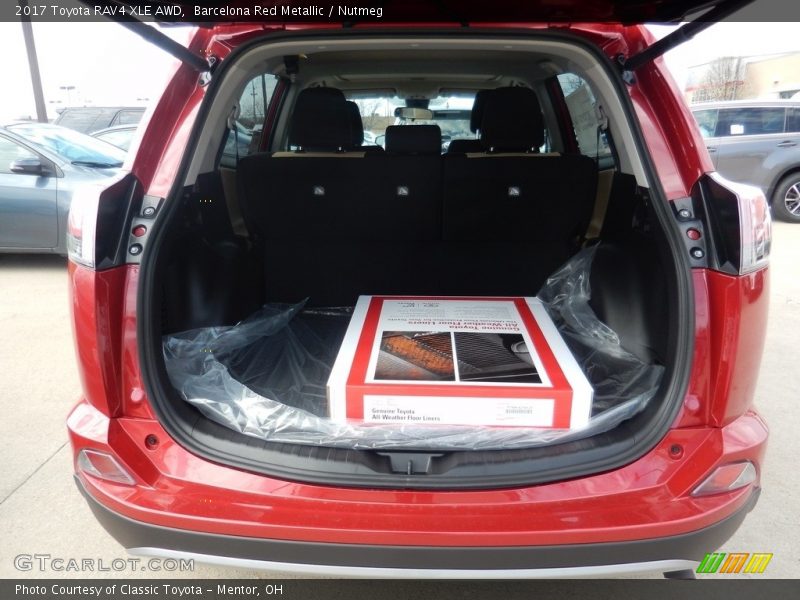 Barcelona Red Metallic / Nutmeg 2017 Toyota RAV4 XLE AWD