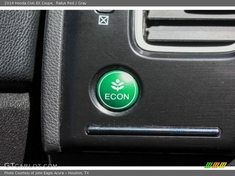Rallye Red / Gray 2014 Honda Civic EX Coupe