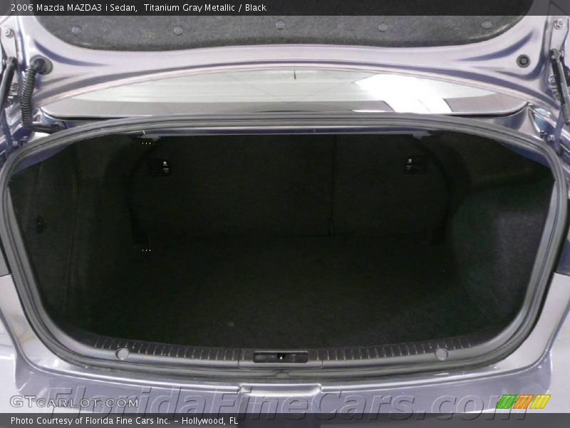 Titanium Gray Metallic / Black 2006 Mazda MAZDA3 i Sedan