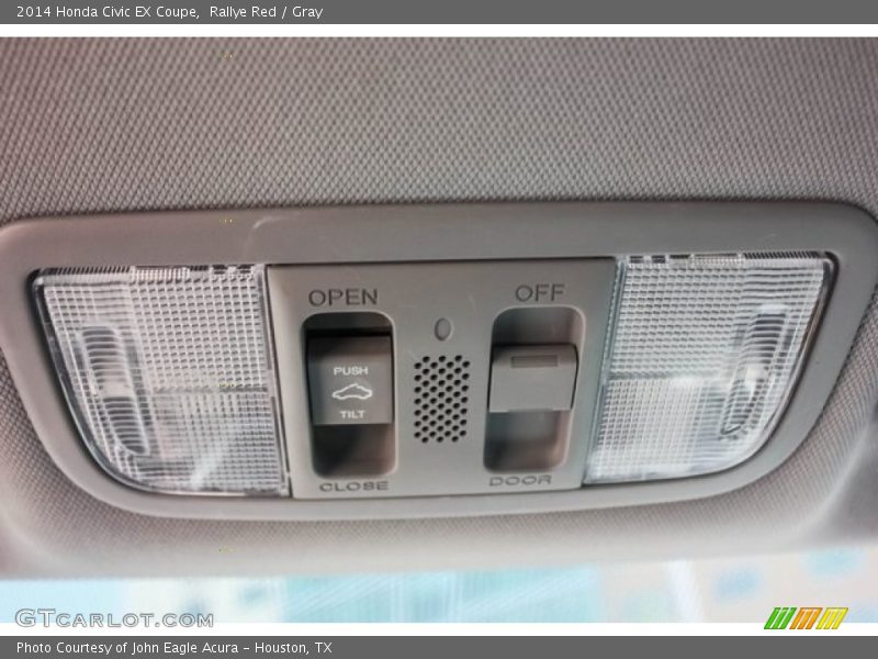 Rallye Red / Gray 2014 Honda Civic EX Coupe