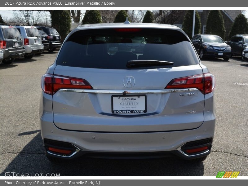 Lunar Silver Metallic / Ebony 2017 Acura RDX Advance AWD