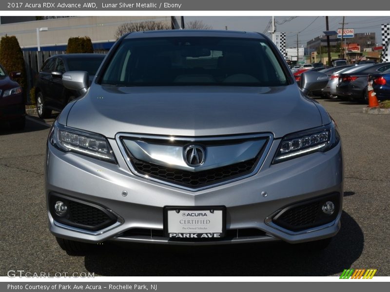 Lunar Silver Metallic / Ebony 2017 Acura RDX Advance AWD