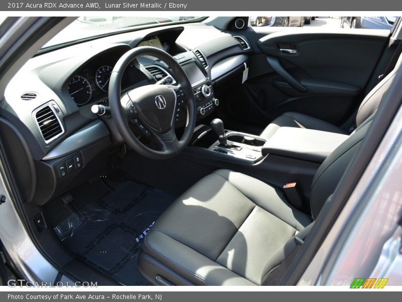Lunar Silver Metallic / Ebony 2017 Acura RDX Advance AWD
