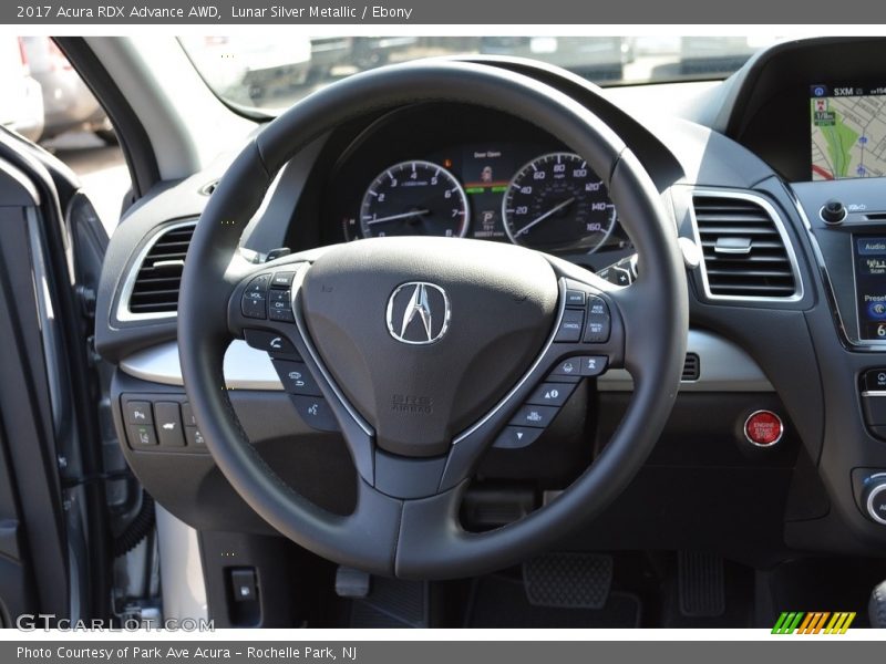Lunar Silver Metallic / Ebony 2017 Acura RDX Advance AWD