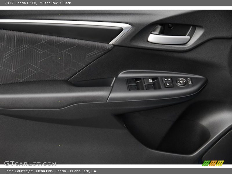 Milano Red / Black 2017 Honda Fit EX