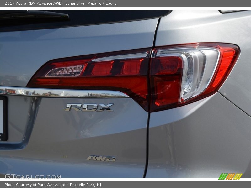 Lunar Silver Metallic / Ebony 2017 Acura RDX Advance AWD
