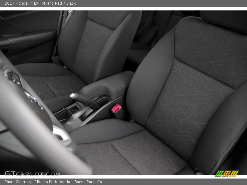 Milano Red / Black 2017 Honda Fit EX