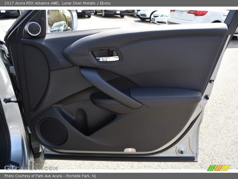 Lunar Silver Metallic / Ebony 2017 Acura RDX Advance AWD