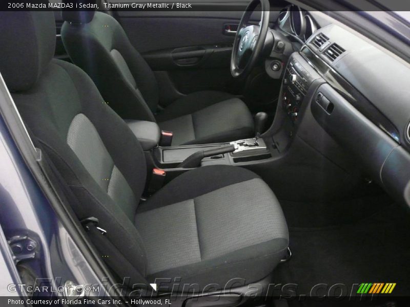 Titanium Gray Metallic / Black 2006 Mazda MAZDA3 i Sedan