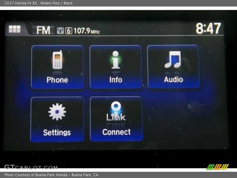 Milano Red / Black 2017 Honda Fit EX