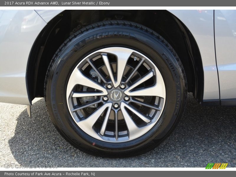 Lunar Silver Metallic / Ebony 2017 Acura RDX Advance AWD