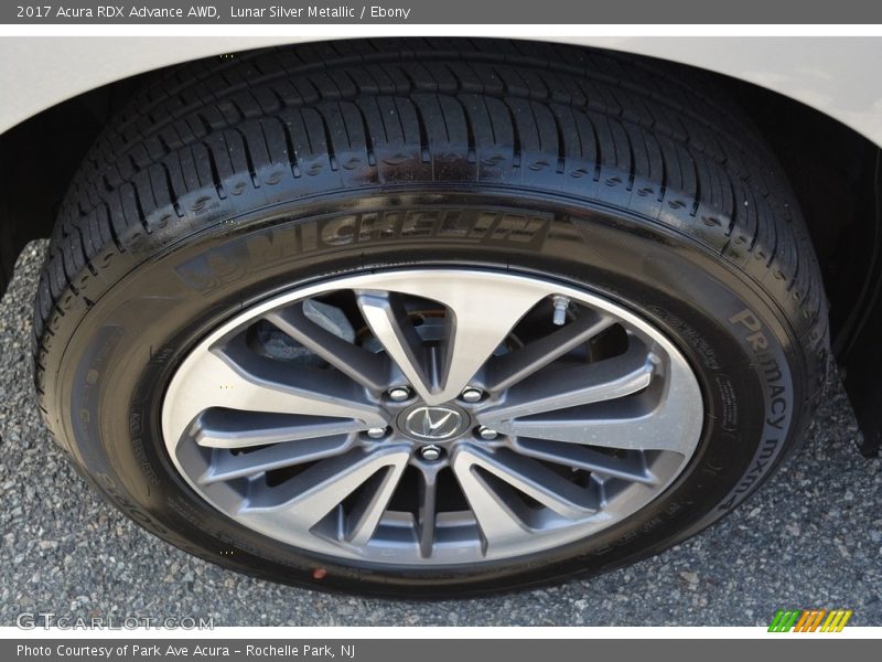 Lunar Silver Metallic / Ebony 2017 Acura RDX Advance AWD
