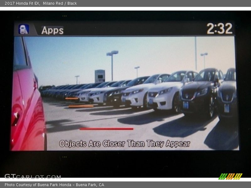 Milano Red / Black 2017 Honda Fit EX