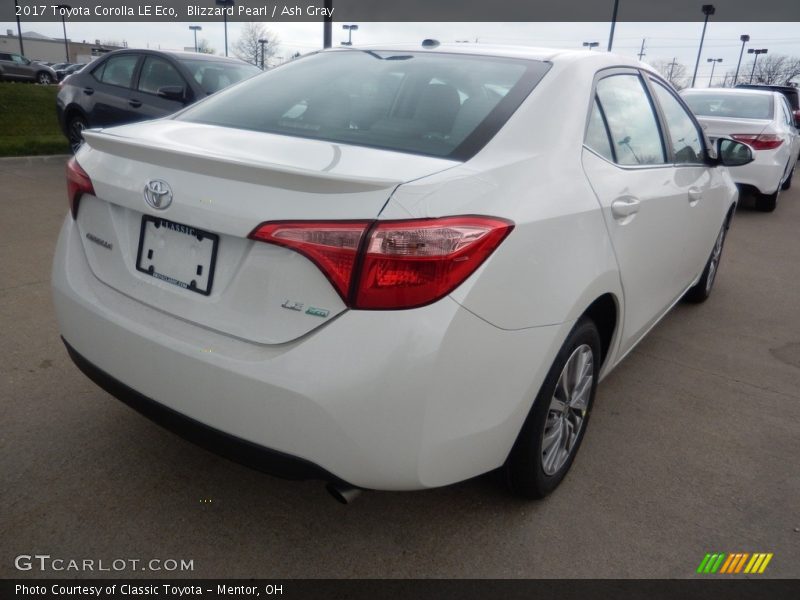 Blizzard Pearl / Ash Gray 2017 Toyota Corolla LE Eco