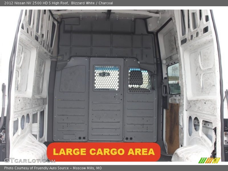 Blizzard White / Charcoal 2012 Nissan NV 2500 HD S High Roof