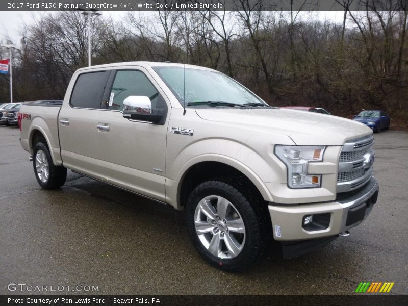  2017 F150 Platinum SuperCrew 4x4 White Gold
