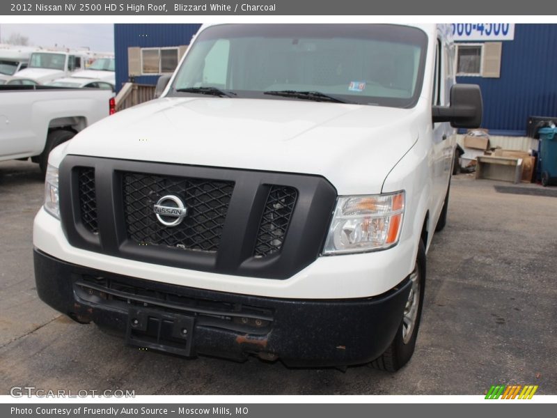 Blizzard White / Charcoal 2012 Nissan NV 2500 HD S High Roof