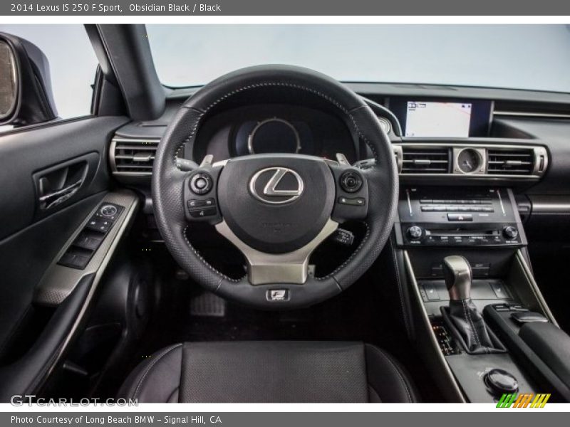 Obsidian Black / Black 2014 Lexus IS 250 F Sport