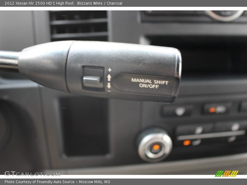 Blizzard White / Charcoal 2012 Nissan NV 2500 HD S High Roof