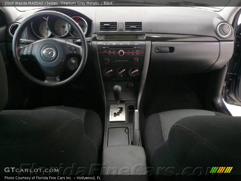 Titanium Gray Metallic / Black 2006 Mazda MAZDA3 i Sedan