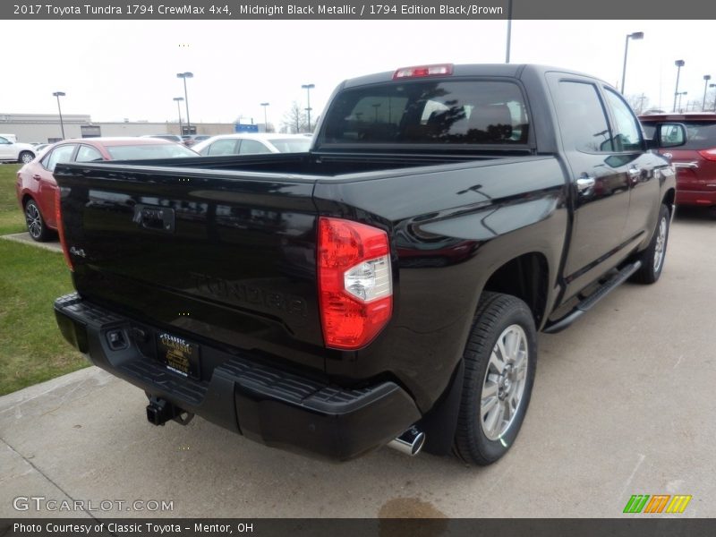 Midnight Black Metallic / 1794 Edition Black/Brown 2017 Toyota Tundra 1794 CrewMax 4x4