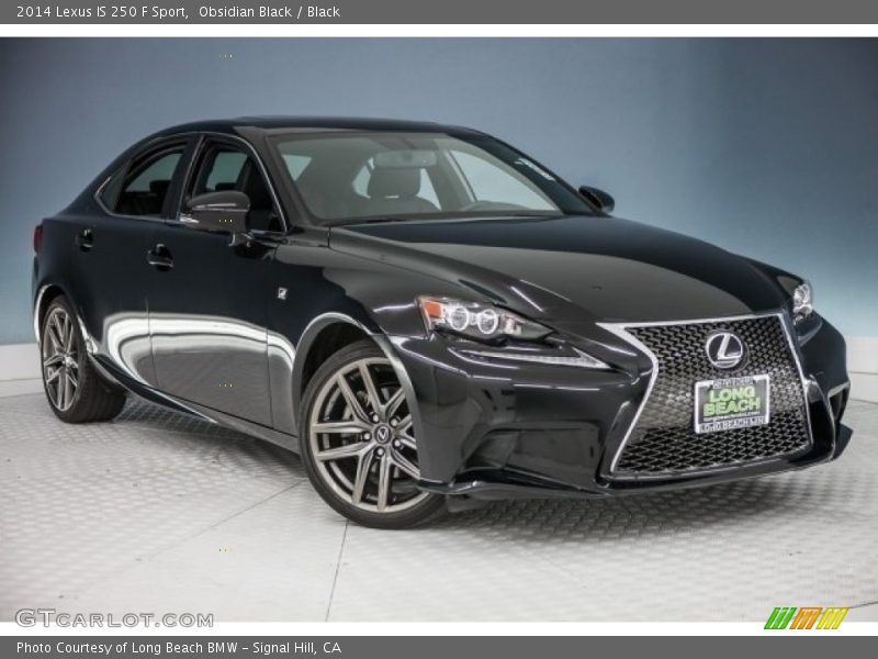 Obsidian Black / Black 2014 Lexus IS 250 F Sport