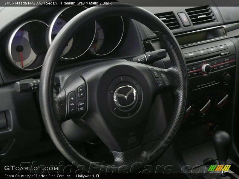 Titanium Gray Metallic / Black 2006 Mazda MAZDA3 i Sedan
