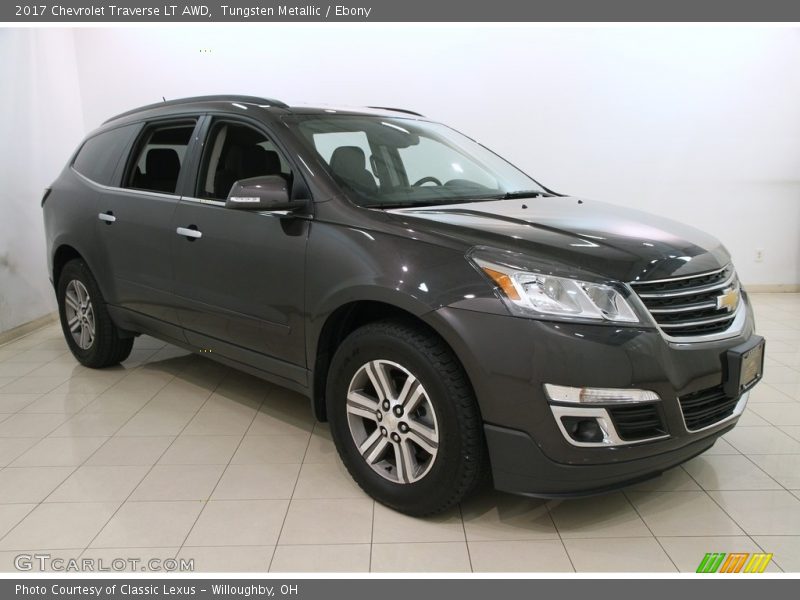Tungsten Metallic / Ebony 2017 Chevrolet Traverse LT AWD
