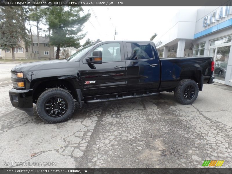 Black / Jet Black 2017 Chevrolet Silverado 2500HD LT Crew Cab 4x4