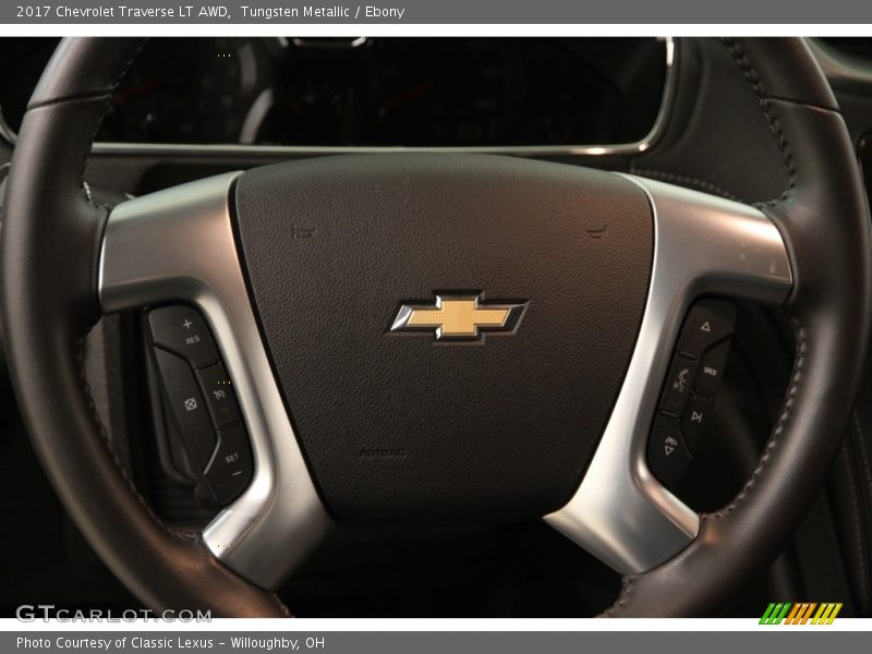 Tungsten Metallic / Ebony 2017 Chevrolet Traverse LT AWD