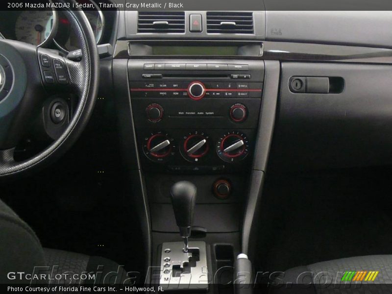 Titanium Gray Metallic / Black 2006 Mazda MAZDA3 i Sedan