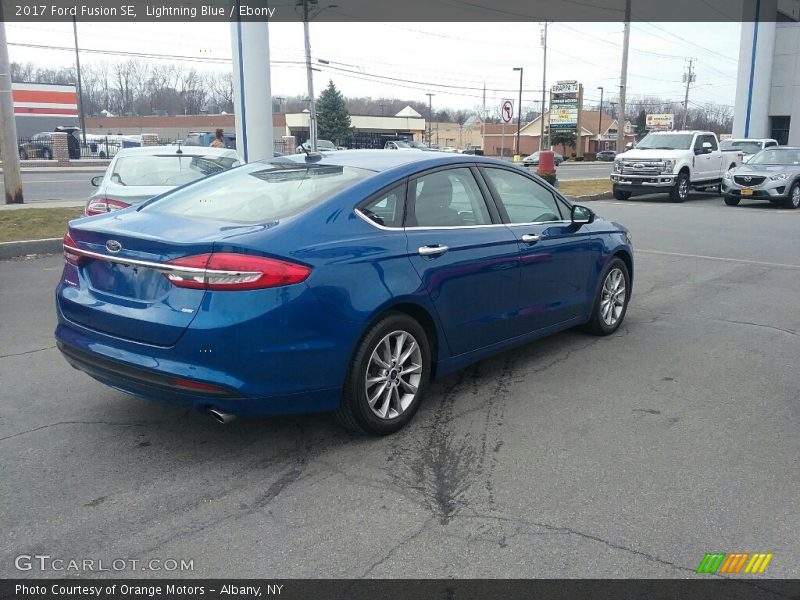 Lightning Blue / Ebony 2017 Ford Fusion SE