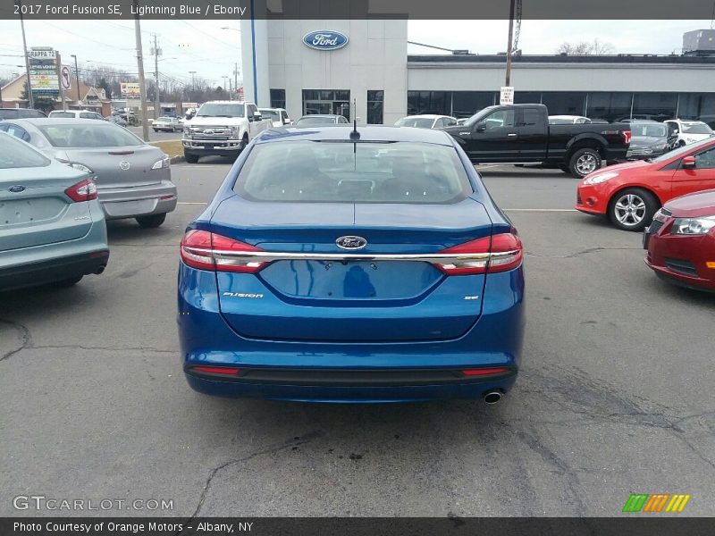 Lightning Blue / Ebony 2017 Ford Fusion SE