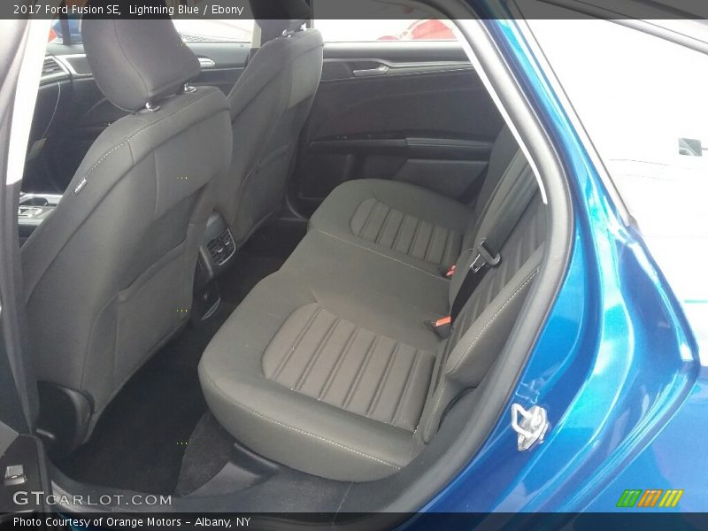 Lightning Blue / Ebony 2017 Ford Fusion SE
