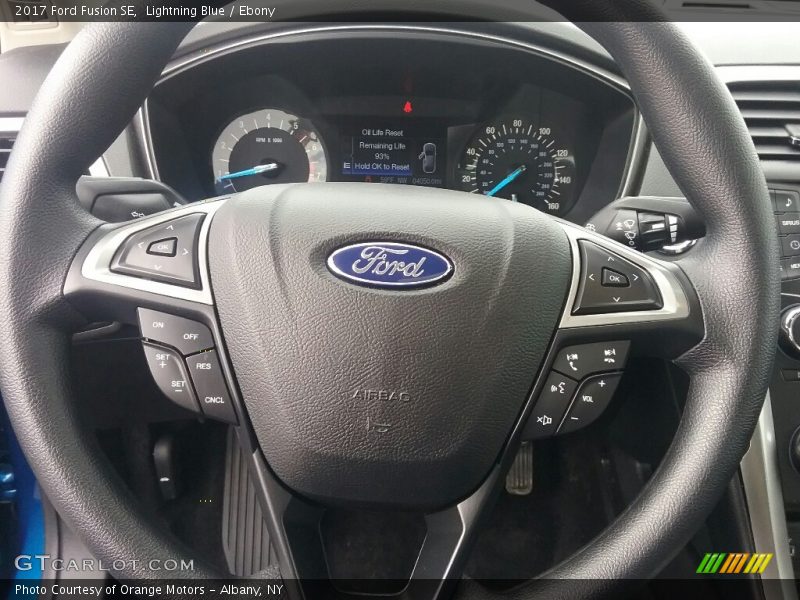 Lightning Blue / Ebony 2017 Ford Fusion SE