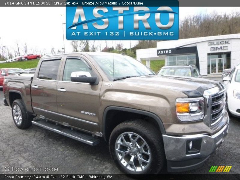 Bronze Alloy Metallic / Cocoa/Dune 2014 GMC Sierra 1500 SLT Crew Cab 4x4