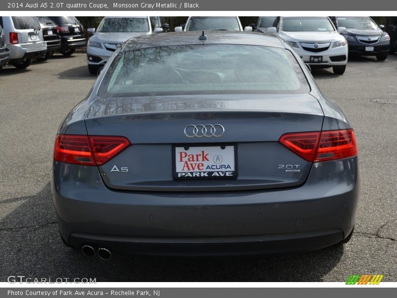 Monsoon Gray Metallic / Black 2014 Audi A5 2.0T quattro Coupe