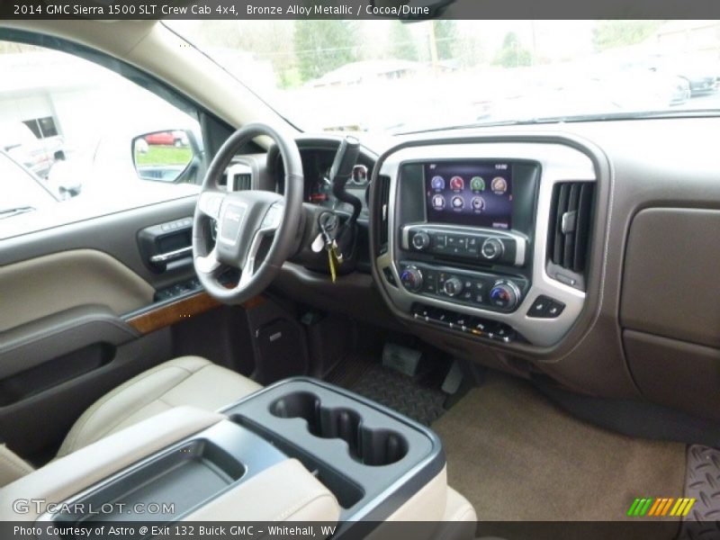 Bronze Alloy Metallic / Cocoa/Dune 2014 GMC Sierra 1500 SLT Crew Cab 4x4