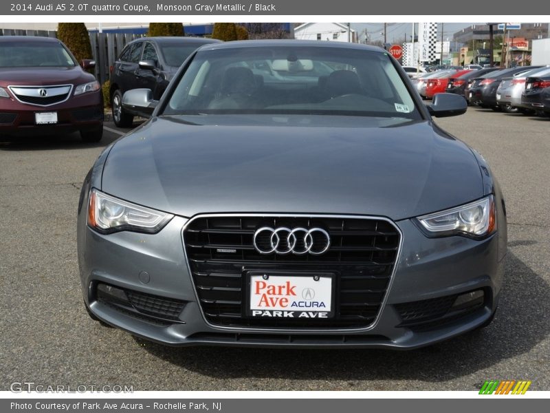 Monsoon Gray Metallic / Black 2014 Audi A5 2.0T quattro Coupe