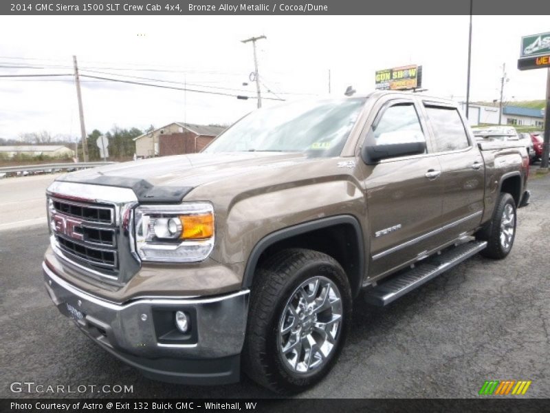 Bronze Alloy Metallic / Cocoa/Dune 2014 GMC Sierra 1500 SLT Crew Cab 4x4