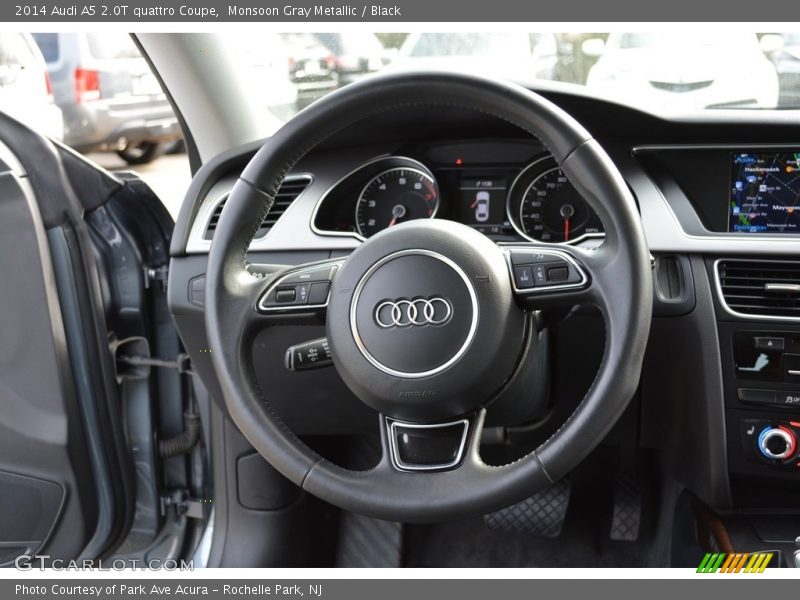 Monsoon Gray Metallic / Black 2014 Audi A5 2.0T quattro Coupe