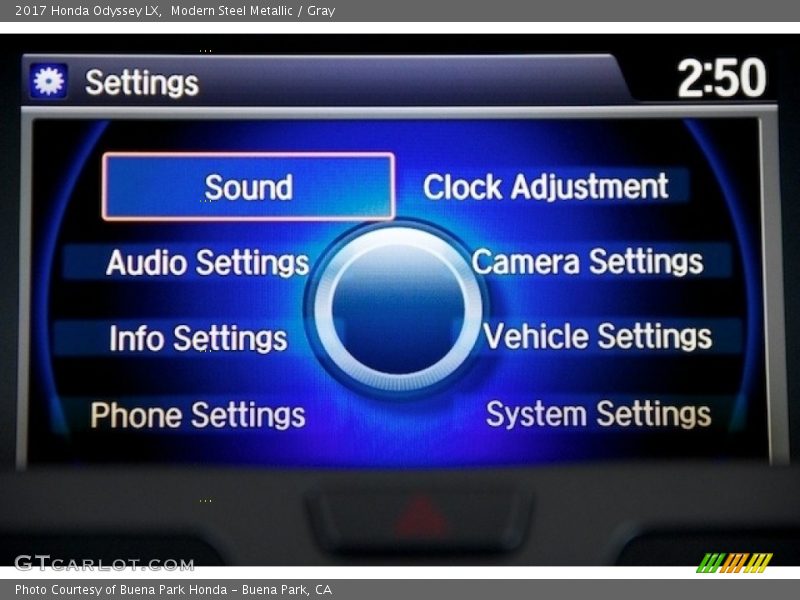 Modern Steel Metallic / Gray 2017 Honda Odyssey LX