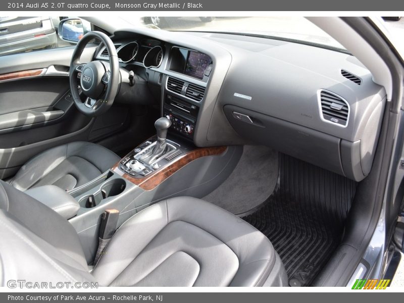 Monsoon Gray Metallic / Black 2014 Audi A5 2.0T quattro Coupe