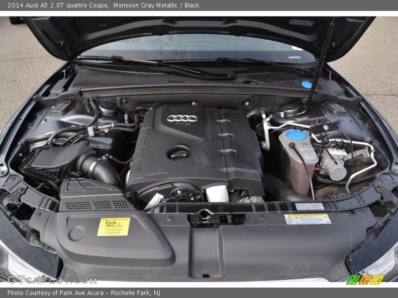 Monsoon Gray Metallic / Black 2014 Audi A5 2.0T quattro Coupe